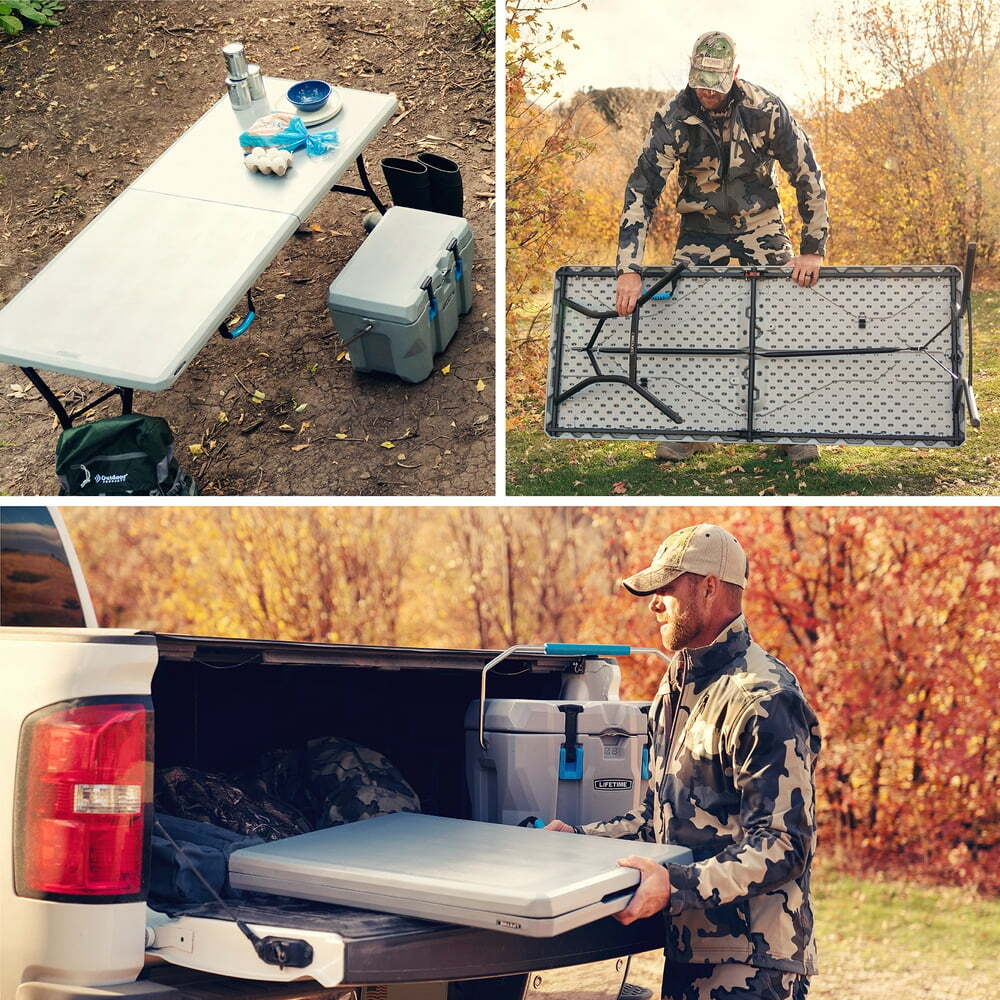 NEW 5 Foot Folding Table Indoor/Outdoor Home Office Yard Garden Pool Party Event