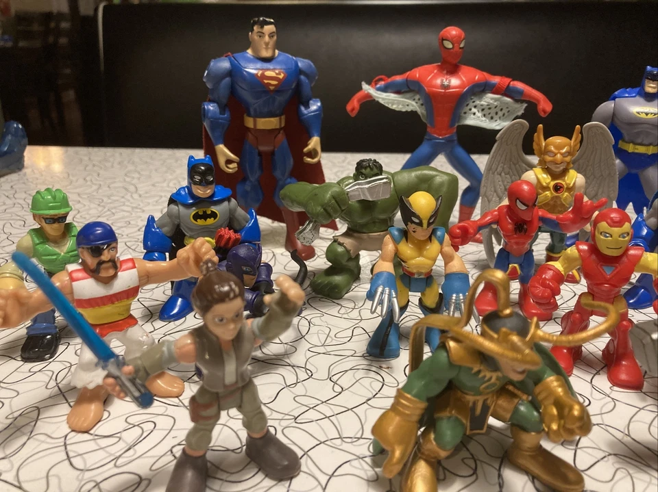 ОГРОМНЫЙ лот фигурок Playskool Imaginext герои Marvel DC Star Wars - Изображение 2 из 4