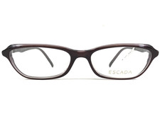 Escada Eyeglasses Frames E0324 QQY Purple Rectangular Full Rim 52-15-140
