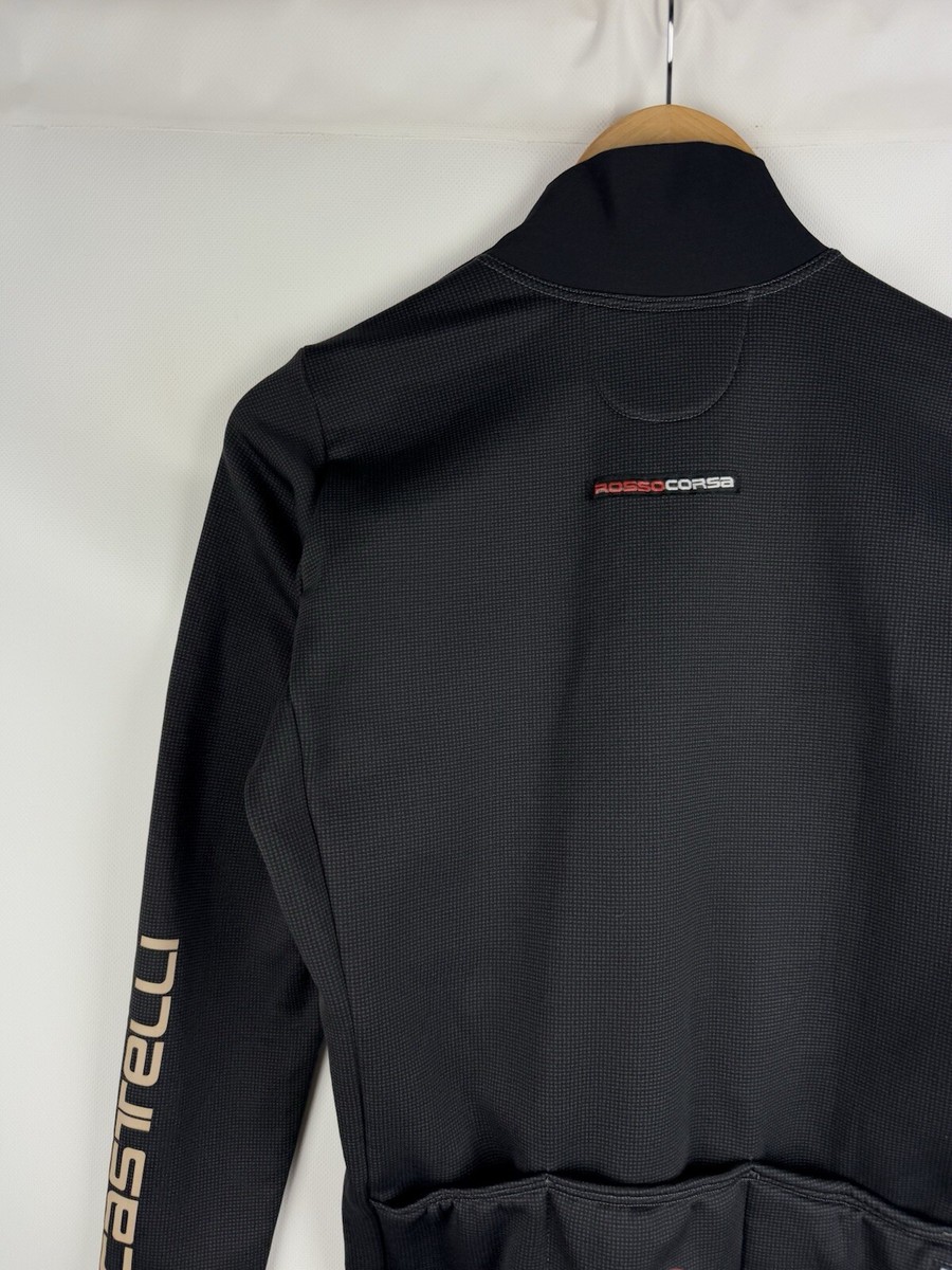 Castelli Rosso Corsa Polartec Men's Cycling Windbreaker Jacket