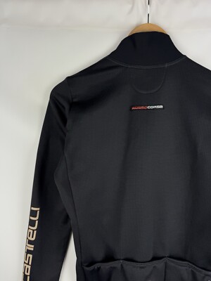 Castelli Rosso Corsa Polartec Men's Cycling Windbreaker Jacket