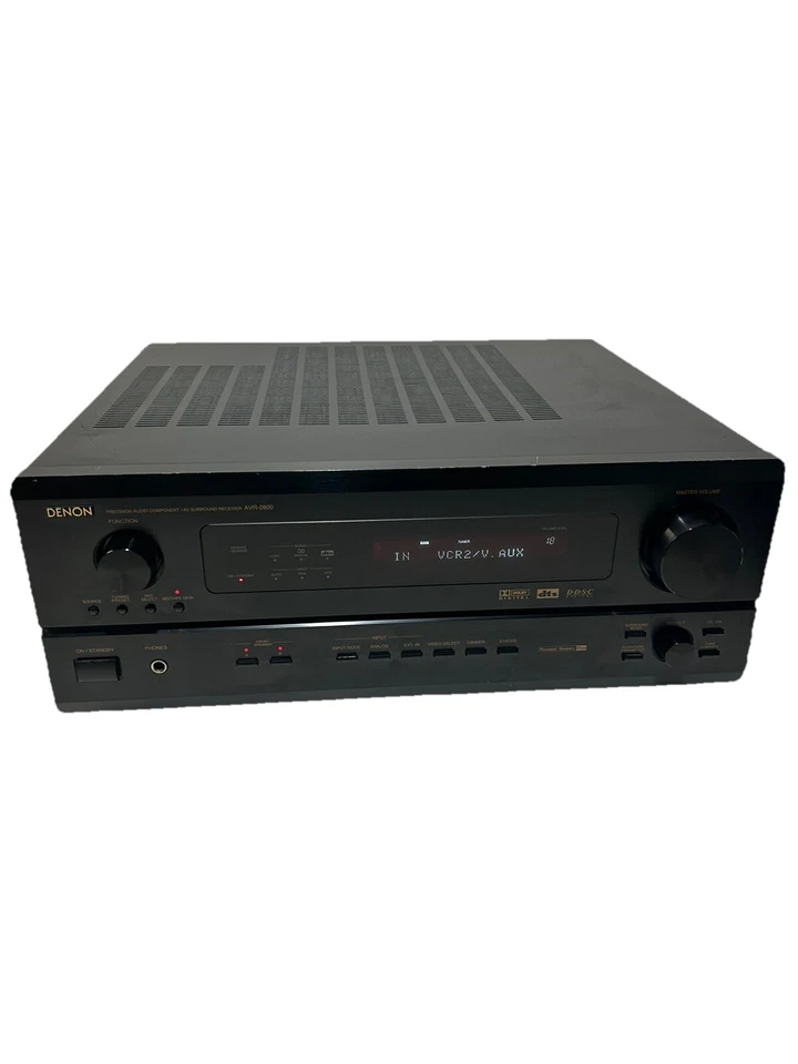 Denon AVR-2800 5.1 channel AV Receiver w/DTS, Dolby Digital,Pro Logic Excellent - Image 2 of 4