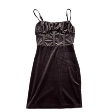 Robertson & Rodeo Women Dress Small Purple Velvet *flaw