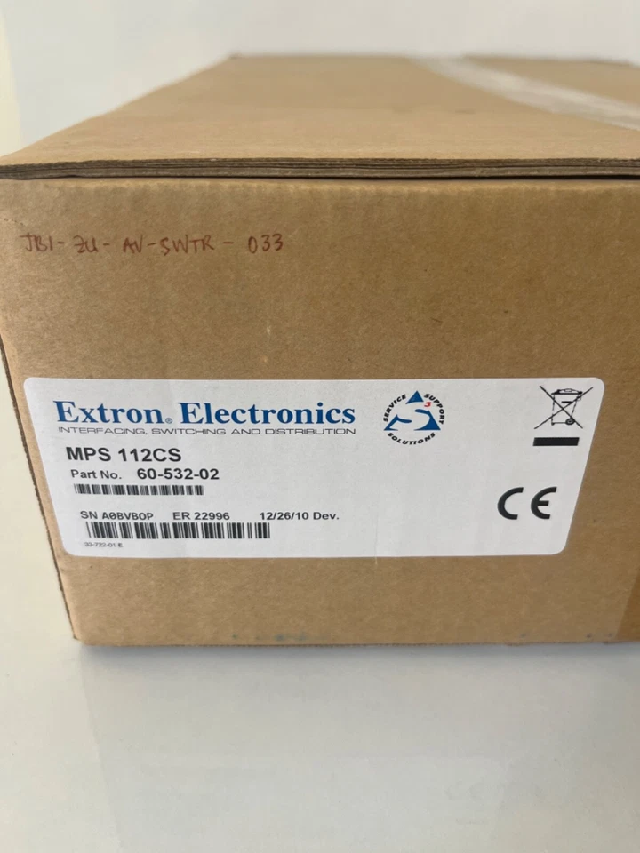 Extron Media Presentation Switcher MPS Series MPS 112CS 60-532-02 - Image 2 of 4