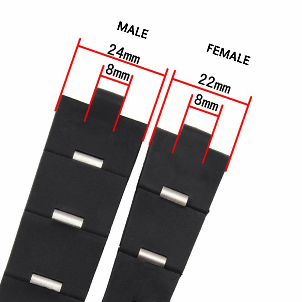 Premium Watch Band Rubber Strap For Bvlgari Diagono 22mm,24mm,26mm