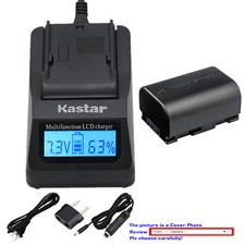 Kastar Battery LCD Fast Charger for BN-VG107 JVC Everio GZ-MS210SEU GZ-MS210U