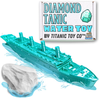 DiamondTanic Titanic Bath Boat And Pool Toy, Titanic Model Titanic Toy For Kids
