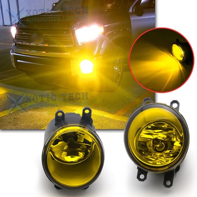 Pair Of Yellow Lens Fog Lights For Toyota - H11 Halogen Bulbs, Direct Replacement, 90-Day Warranty 9 thumbnail image