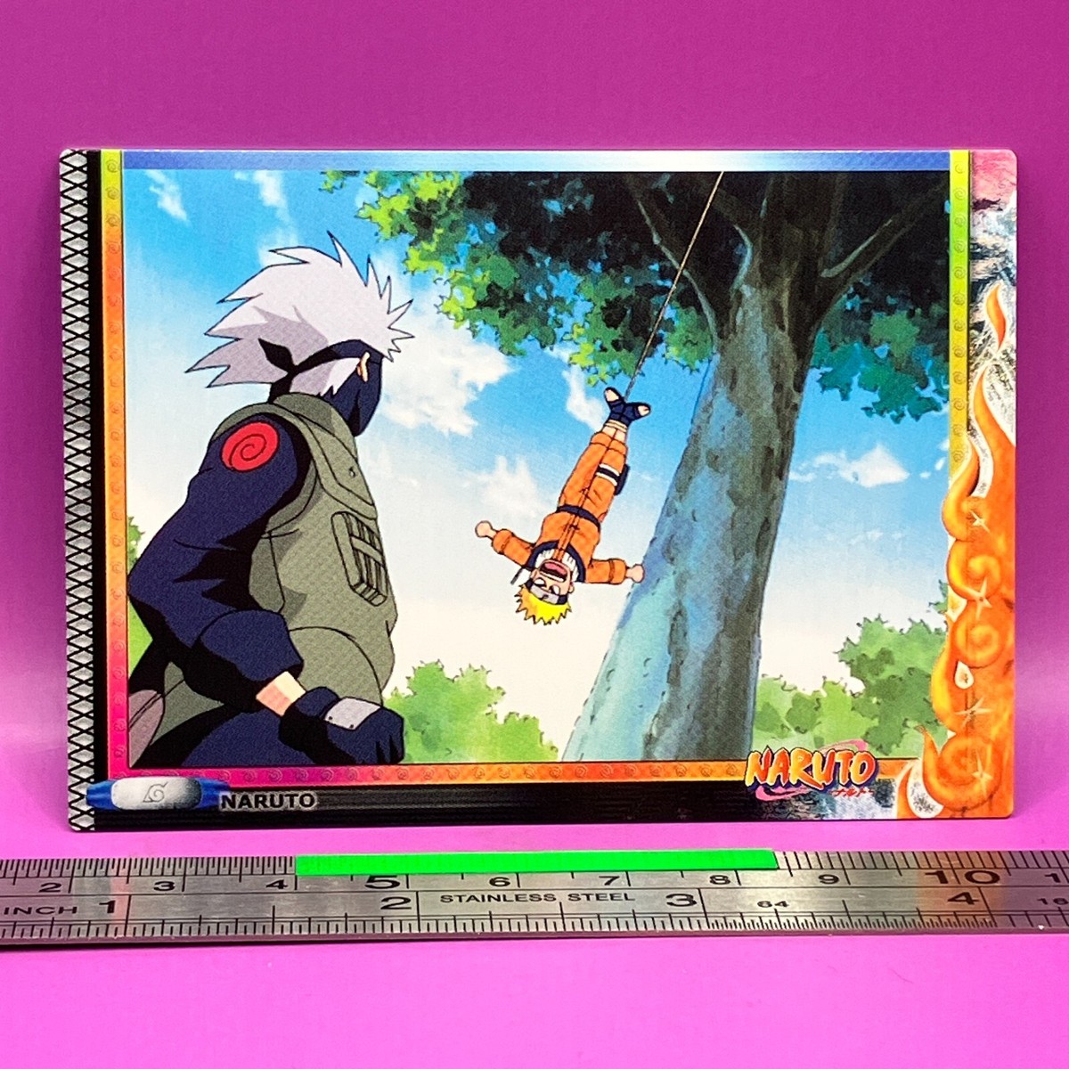 Naruto Uzumaki Kakashi Hatake N-57 NARUTO Oversized Card 2003