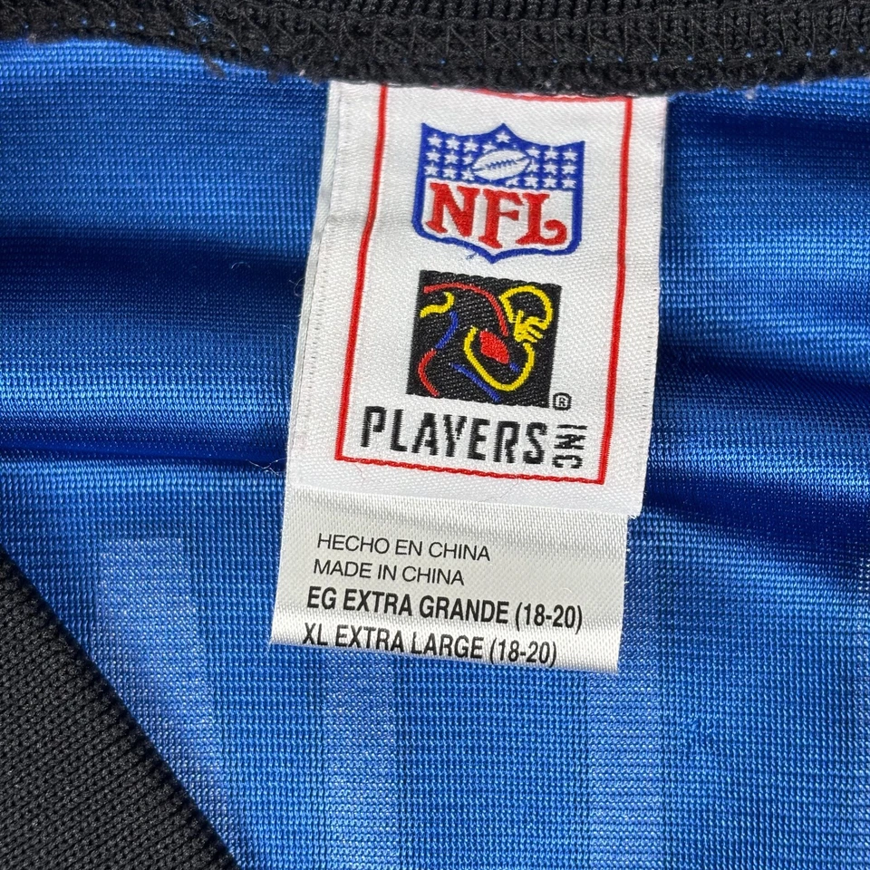 ВИНТАЖНАЯ мужская футболка Detroit Lions средний размер синяя Mike Williams No88 Reebok NFL - Изображение 4 из 4