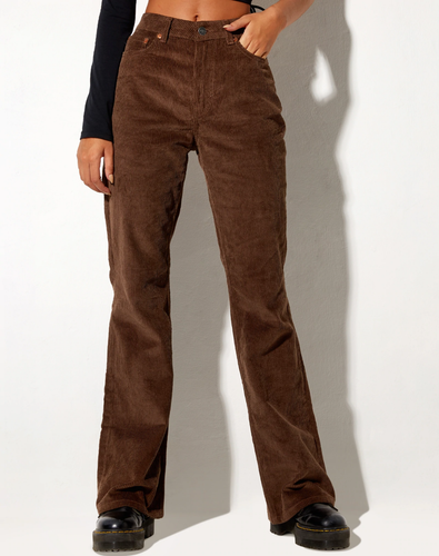 MOTEL ROCKS Bootleg Jeans in Cord Rich 