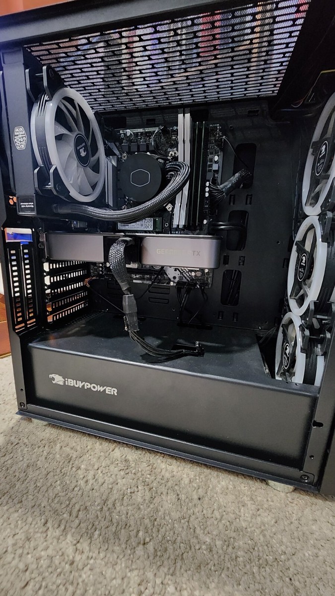 IBuyPower Gaming Desktop Intel i7, RTX 3070 FE, 32 GB RAM, TB