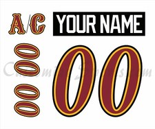 Grand Rapids Griffins Customized Number Kit For 2023-24 Teddy Bear Toss Uniform