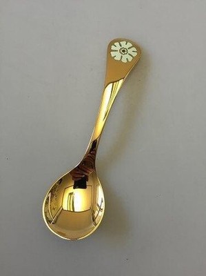 Georg Jensen Annual Löffel IN Vergoldet Sterlingsilber 1981