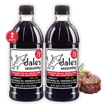 Dale's Original Steak Seasoning 16 oz (2-Pack) Original Seasoning  Marinade