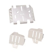 KYX Stainless Steel Chassis Armor Skid Plate Guard for 1/7 Rlaarlo Crobolt MK07