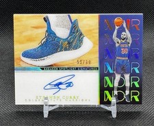 2022-23 Panini Noir Stephen Curry Sneaker Spotlight Signatures #50/99 On Card