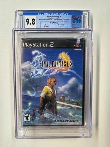 Final Fantasy X 2001 Playstation 2 PS2 CGC 9.8 SEALED A+ Y-Folds L@@K!