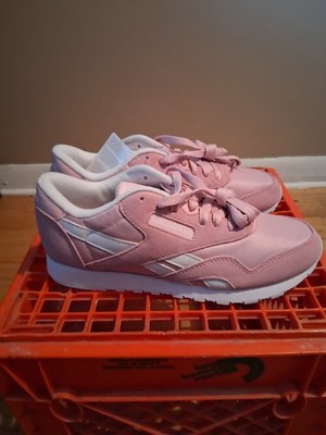 Women's Reebok Pink Classic Shoe & New Sling Bag