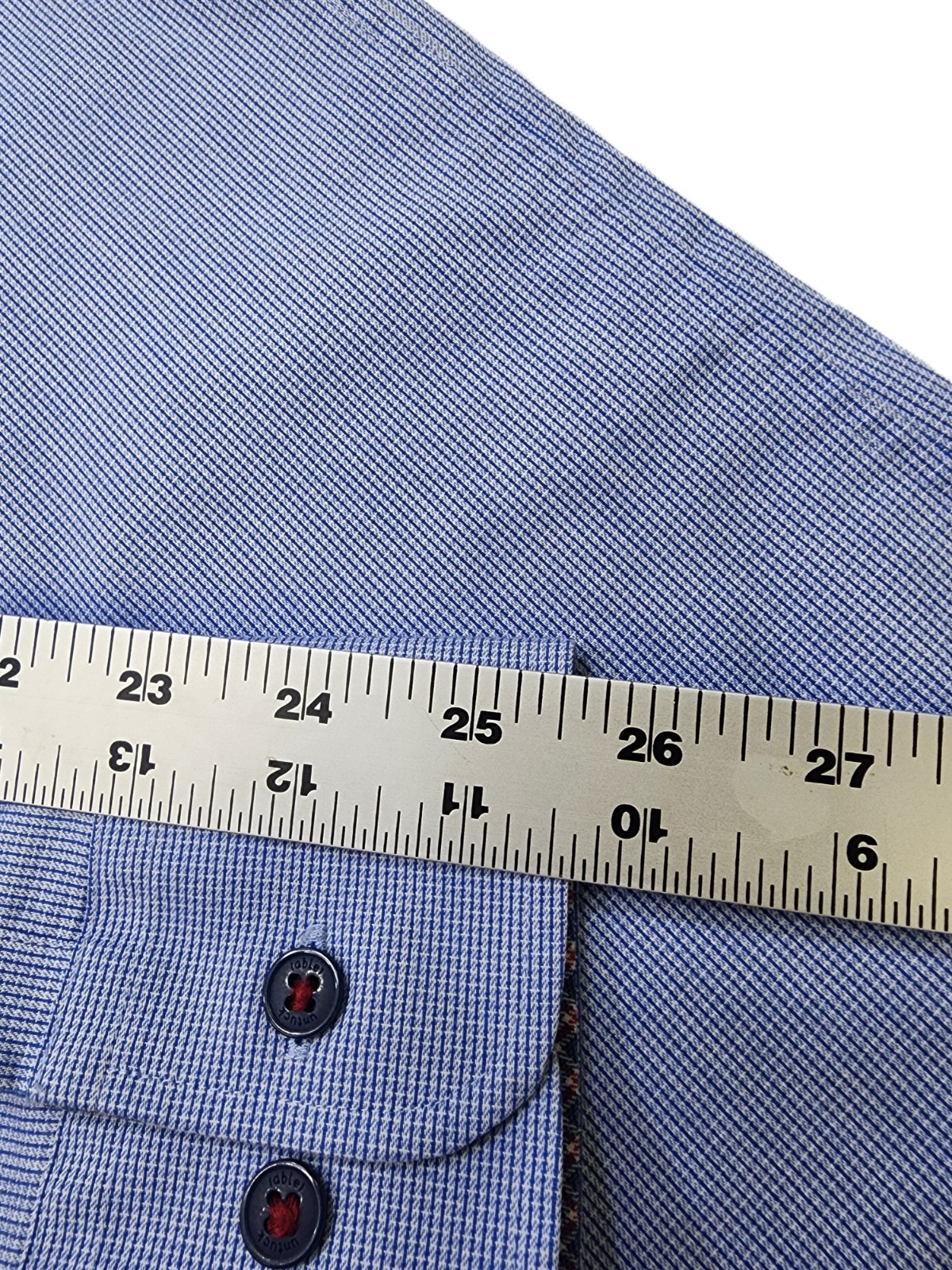 Twillory Untuckable Button Down Gingham Shirt Sol… - image 7