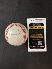 Barry Bonds Single Signed Baseball (Vintage Autograph) on Babe Ruth Baseball JSA