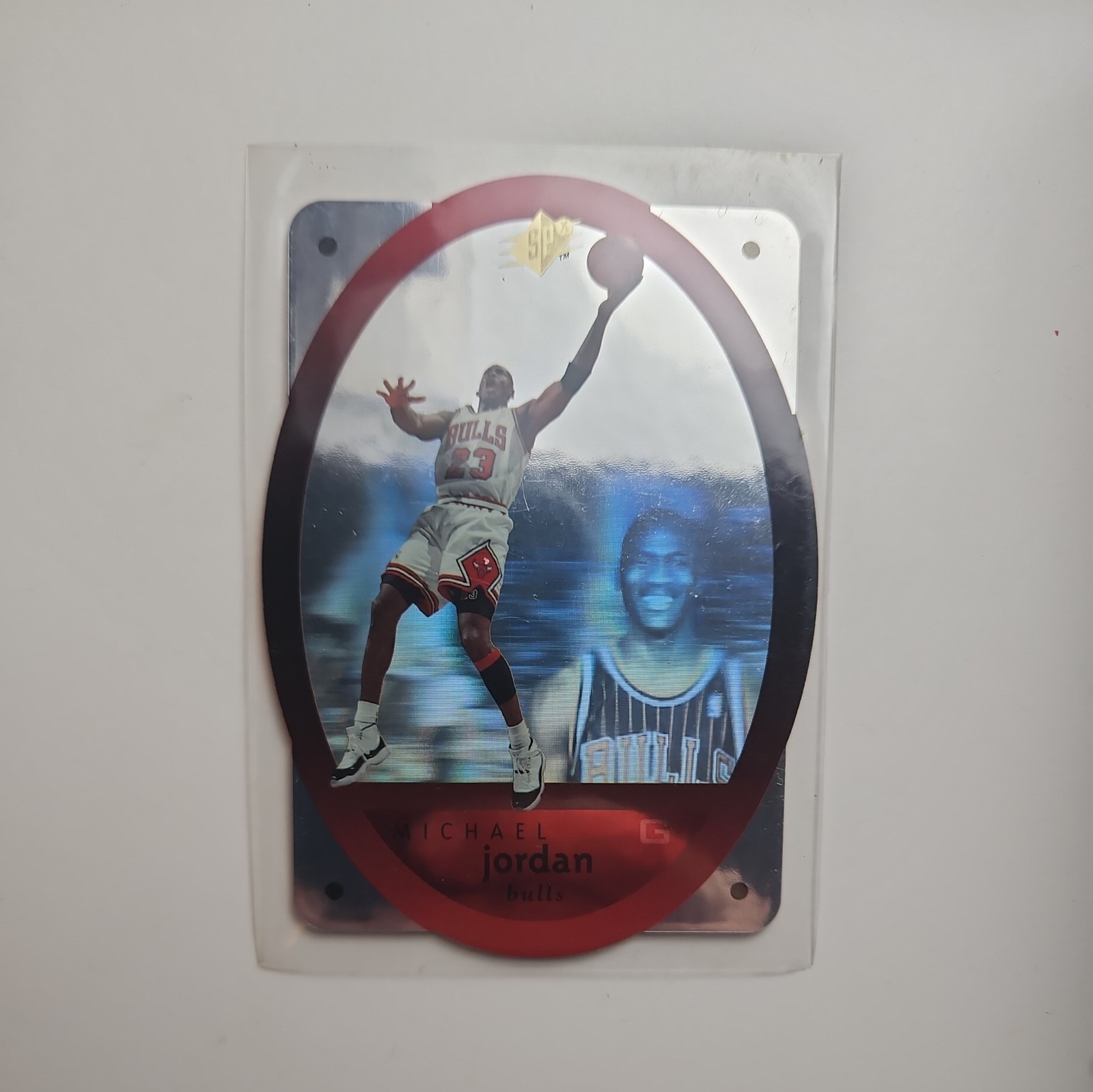 Michael Jordan 1996 Upper Deck SPx Basketball Chicago Bulls Die-Cut #8