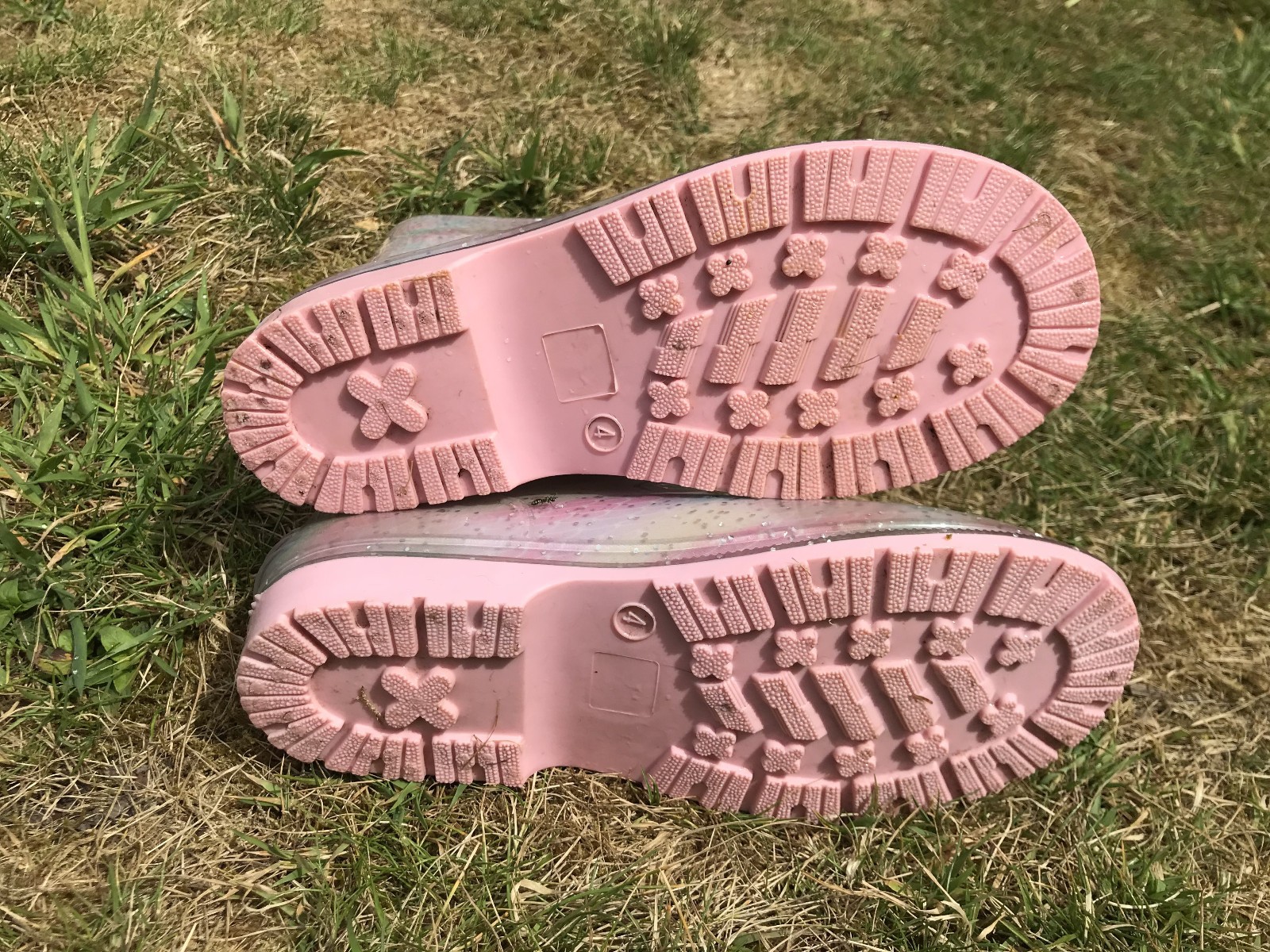 Kids Girls Boys Wellies Water Boots TU Sainsburys Pink Mermaids-4 & Blue Stars-3 image 6