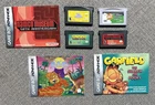 GBA GAMEBOY LOT Namco Museum 50th Anniversary Garfield Nintendo Advance Manuals