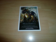 Cinema Filmkarte - Transformers - Ära des Untergangs - M. Bay - Filmplakatkarte