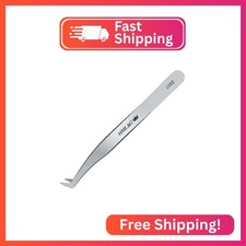 LASHVIEW Lash Tweezer, High Precision Stainless Steel Volume Eyelash Tweezers, E