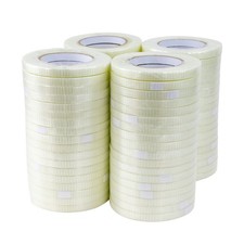 72 Rolls Bi-Directional Filament Strapping Tape 1/2" x 55 Yards 7 Mil Fiberglass