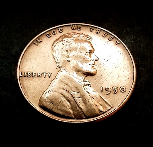 1950  Lincoln Wheat 1¢ Cent  FREE SHIPPING  Very Good Condition!   RARE VINTAGE