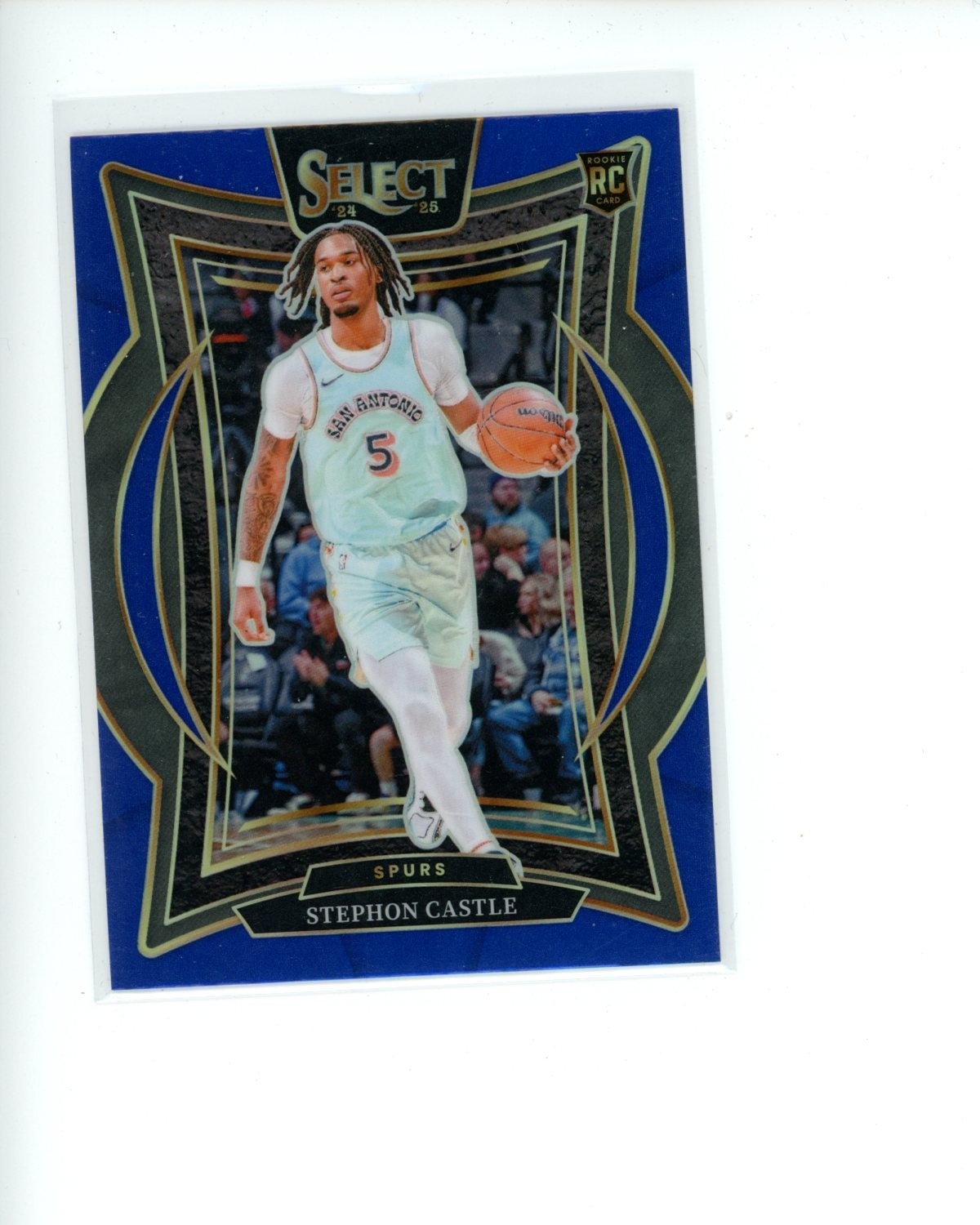 2024-25 Panini Select Blue Prizm #72 Stephon Castle Rookie RC