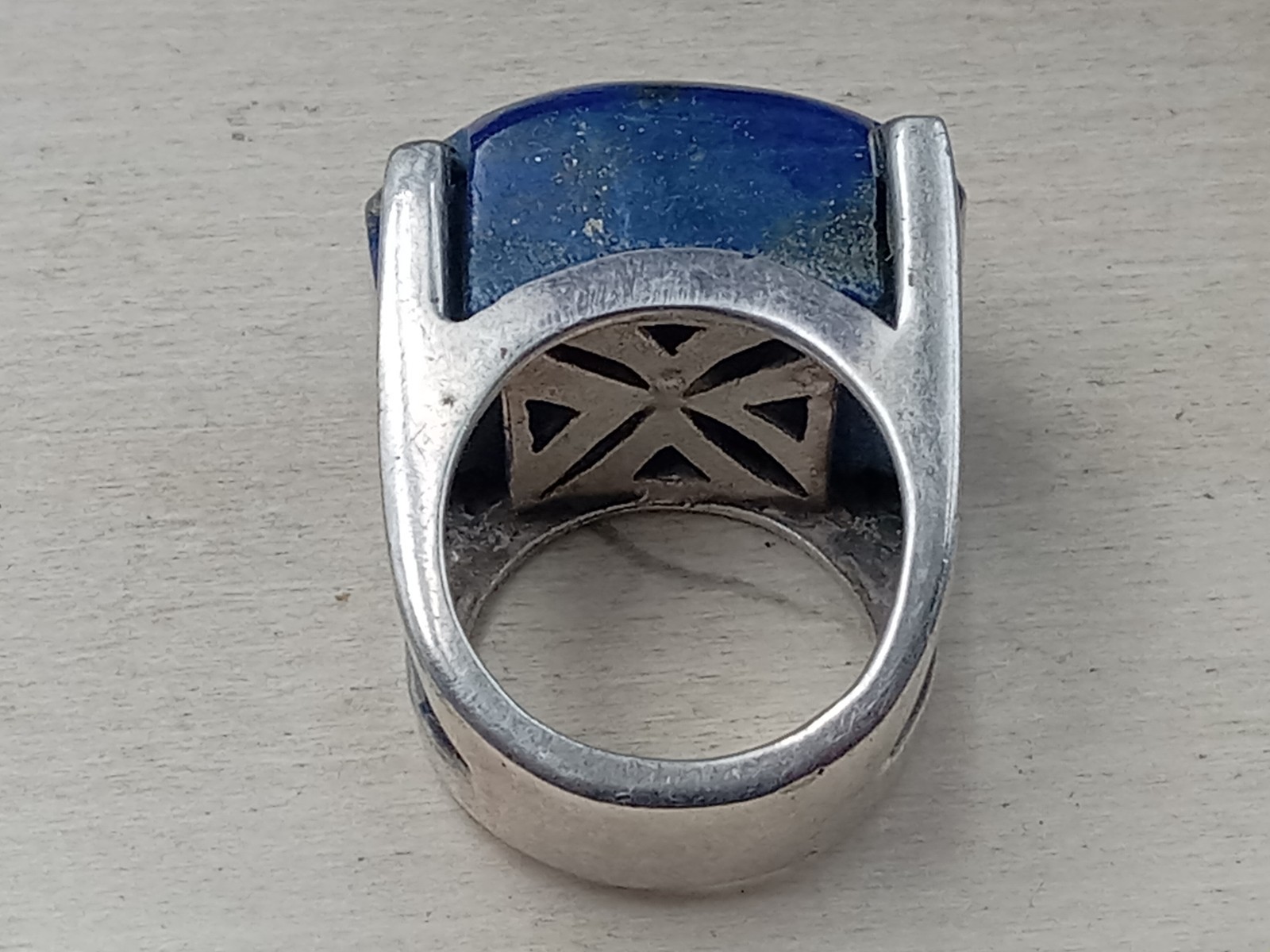 Fine Statement Sterling Silver Ring Rectangular C… - image 7