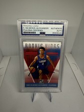shai gilgeous alexander Signed  Rookie Card PSA DNA
