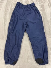 Columbia Bugaboo Snow Pants Mens M Blue Full Side Zip Ski Snowboard Waterproof