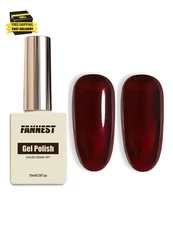 Cherry Red Gel Nail Polish 15Ml Dark Red Nail Polish No Wipe Soak off Glossy UV 