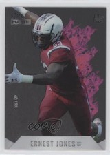 2021 Wild Card MATTE Rookie Heat Black - Pink Flames 40/99 Ernest Jones 1b9b. rookie card picture