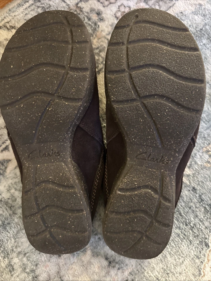 Coleção por Clark’s Cc ROSEVILLE Dark 9 Sapatos Femininos Couro Marrom - Imagem 2 de 4