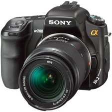 Appareil photo Sony Alpha 200 avec objectif 18-70