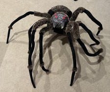 Costco 4.5ft Halloween Giant Spider Decor Prop LED Light Up Eyes 2015 Rare Huge