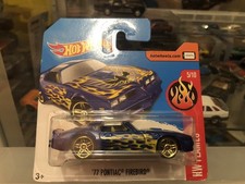Hotwheels '77 Pontiac Firebird Blue
