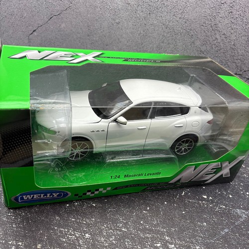 2016/2024 Maserati Lavante 1:24 Scale Welly Diecast Model - White - Picture 8 of 8
