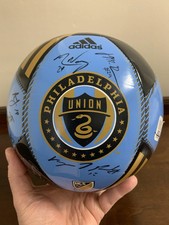 Philadelphia Union Signed Ball And Jersey MLS 40 + Signatures Soccer Football