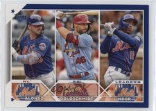 2023 Series 1 League Leaders Retail Royal Blue Paul Goldschmidt Pete Alonso 02l5