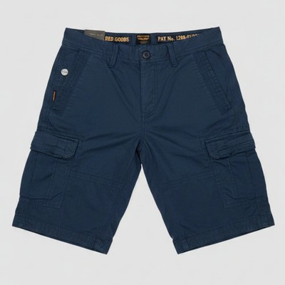 PME Legend Cargoshort Blueberry   Stylische Herren Cargo-Shorts aus 100% Baumwol