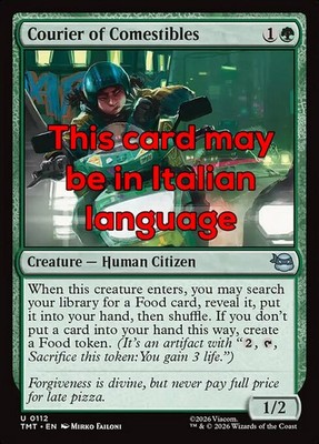 MTG 4x COURIER OF COMESTIBLES EXC - FOOD KURIER 112 - TMT - MAGIC