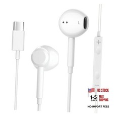 USB C Headphones for iPhone 17/16/15 Pro Max Plus, Type C Earbuds for iPad Pro