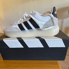 adidas Barreda Decode Men's Low Top Lace-Up Sneakers White/Black/Gray 8 JR3101
