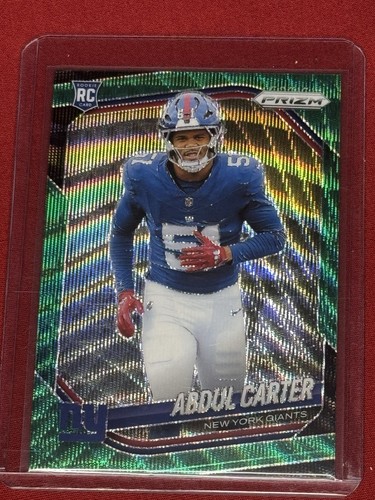 2025 Panini Prizm - Rookies Abdul Carter #394 Green Wave Prizm (RC)